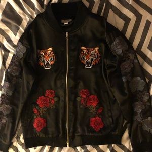 Mogul Crewneck Bomber Jacket